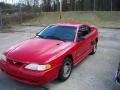 1997 Rio Red Ford Mustang V6 Coupe  photo #8