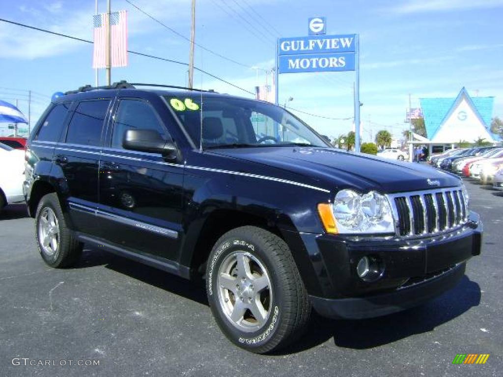 2006 Grand Cherokee Limited - Black / Medium Slate Gray photo #1