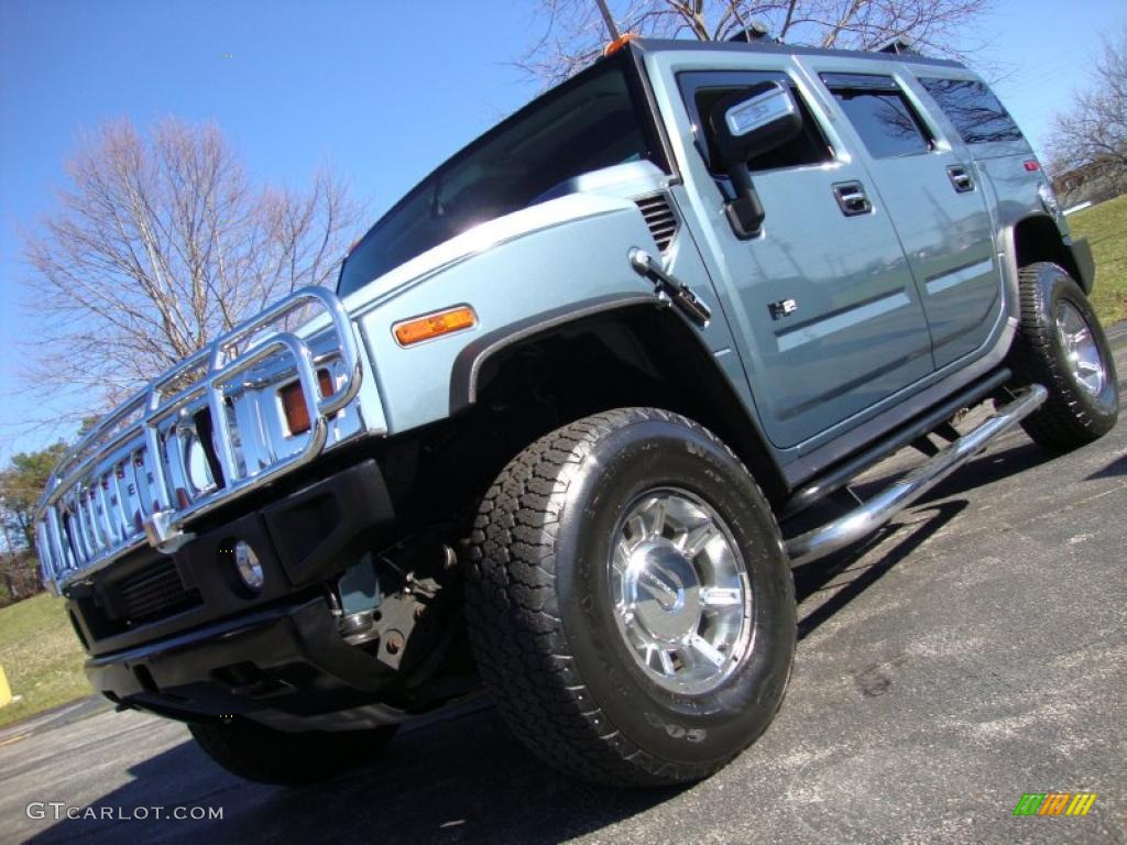2007 H2 SUV - Slate Blue Metallic / Ebony Black photo #1