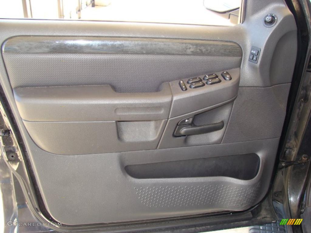 2002 Explorer Limited 4x4 - Black Clearcoat / Graphite photo #9
