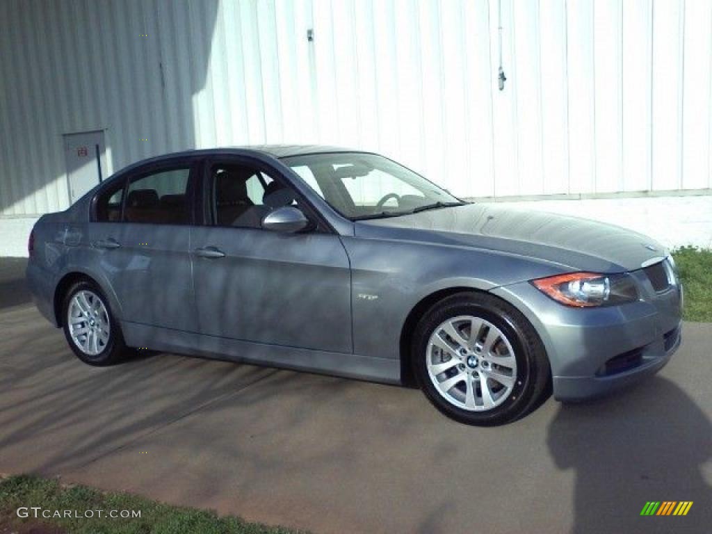 2006 3 Series 325i Sedan - Quartz Blue Metallic / Terra/Black Dakota Leather photo #17