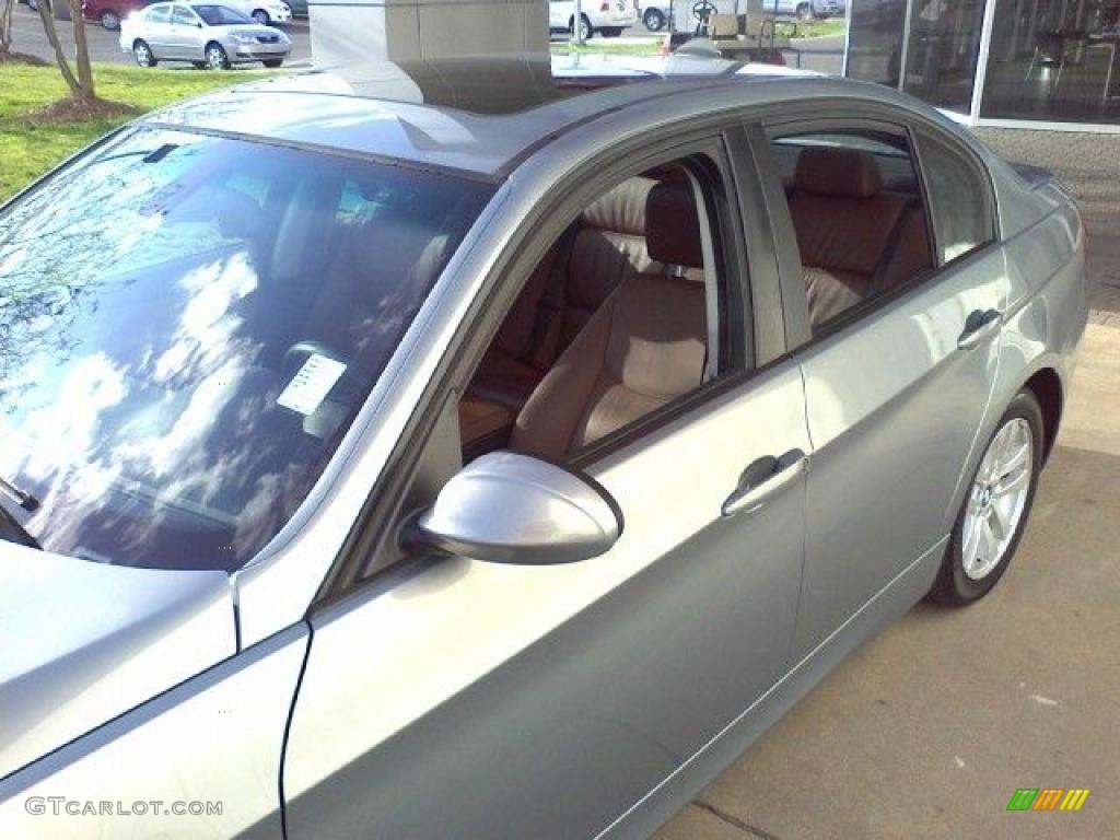 2006 3 Series 325i Sedan - Quartz Blue Metallic / Terra/Black Dakota Leather photo #20