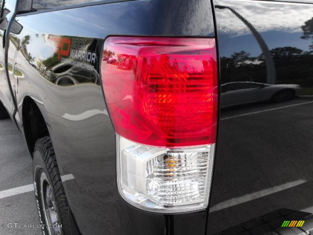 2010 Tundra TRD Rock Warrior Double Cab 4x4 - Black / Black photo #13