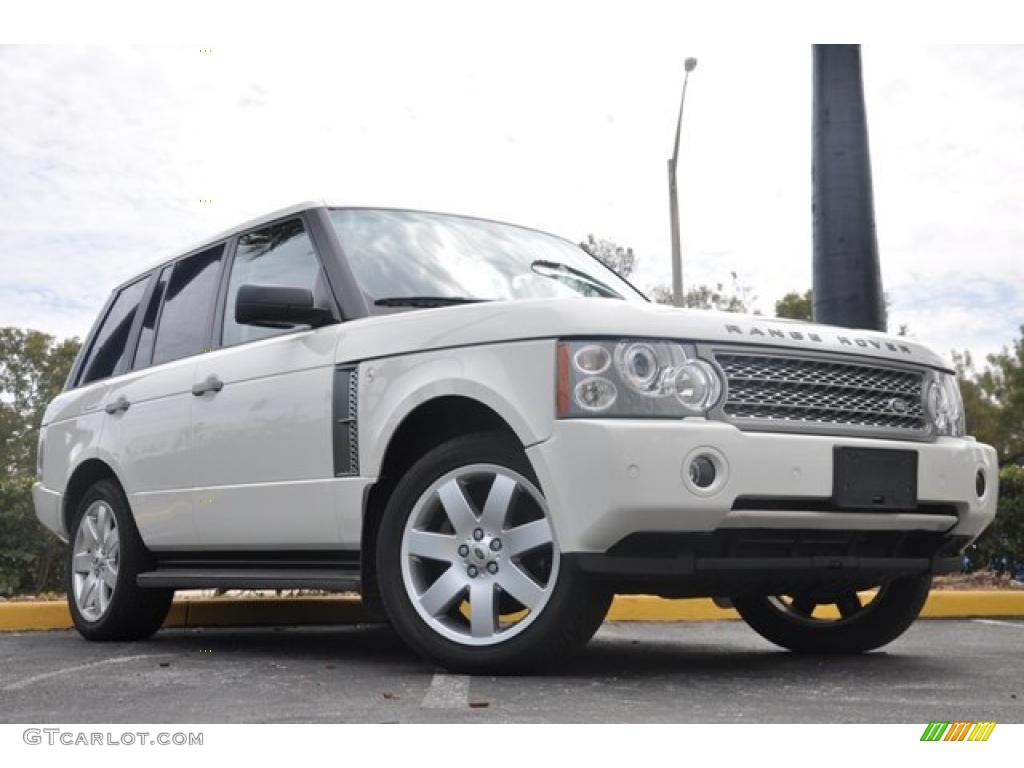 2006 Range Rover HSE - Chawton White / Charcoal/Jet photo #1