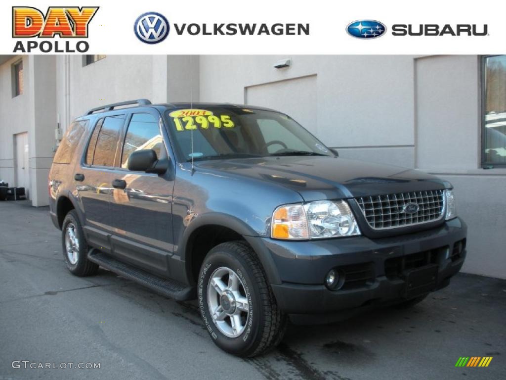 Medium Wedgewood Blue Metallic Ford Explorer