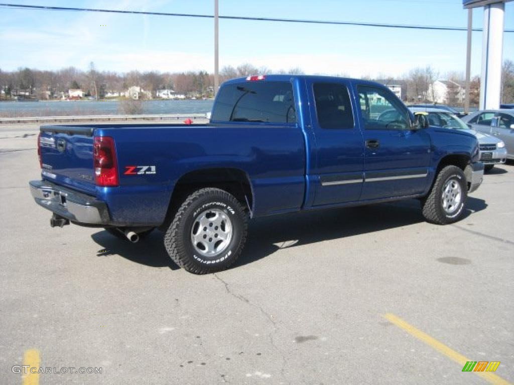 2003 Silverado 1500 Z71 Extended Cab 4x4 - Arrival Blue Metallic / Dark Charcoal photo #8