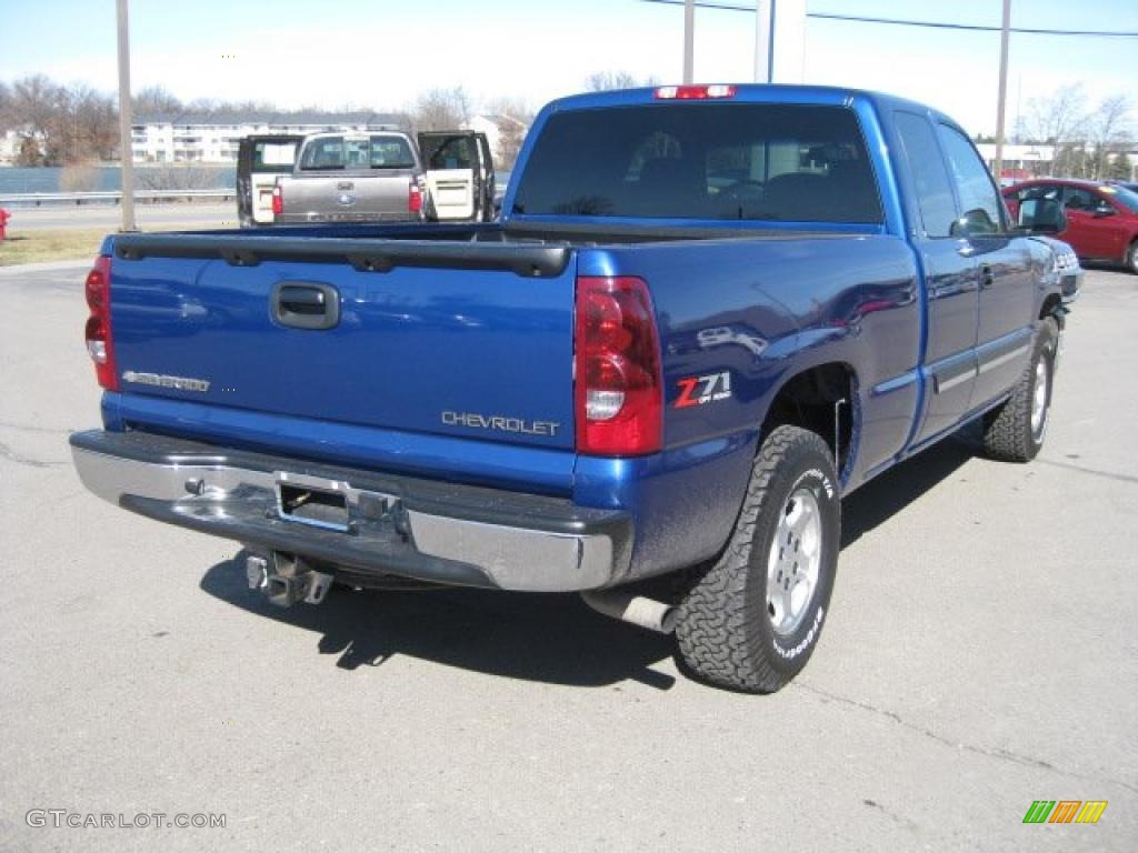 2003 Silverado 1500 Z71 Extended Cab 4x4 - Arrival Blue Metallic / Dark Charcoal photo #9