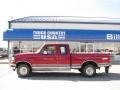 Electric Red Metallic 1994 Ford F150 XL Extended Cab 4x4