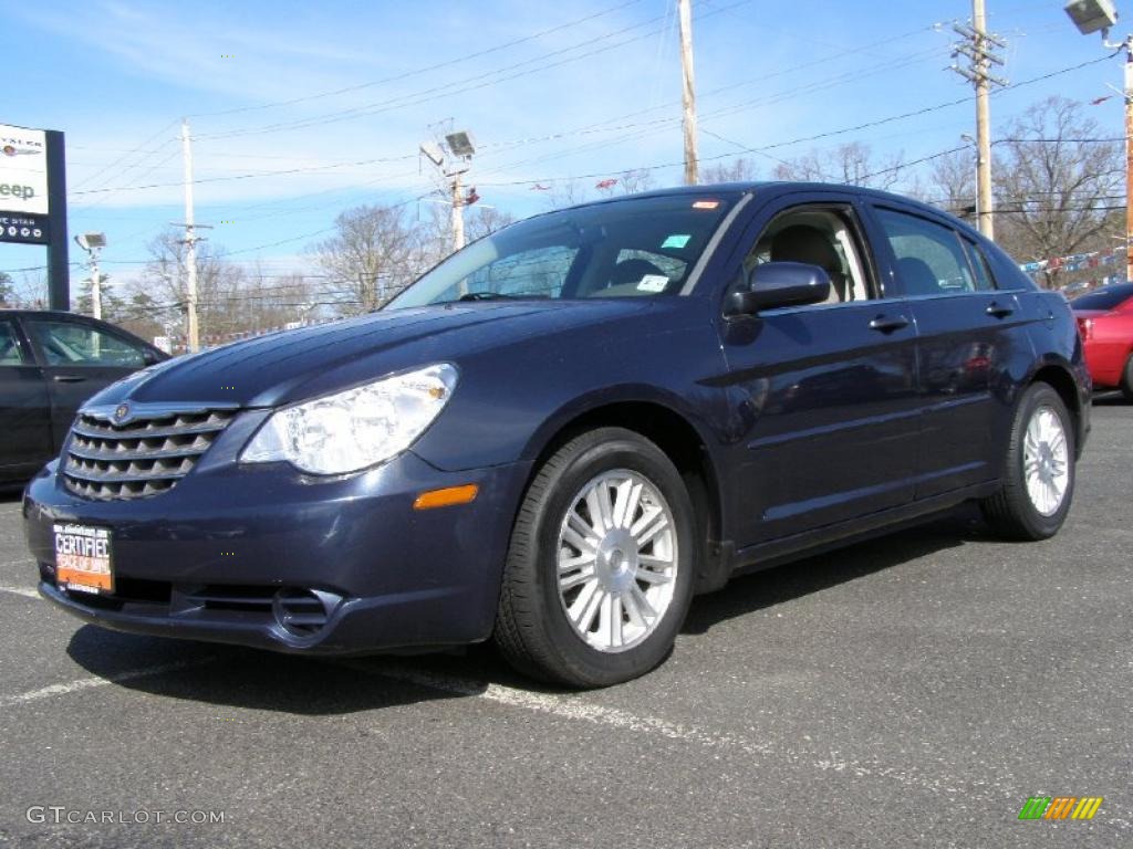 2007 Sebring Sedan - Modern Blue Pearl / Dark Slate Gray/Light Slate Gray photo #1