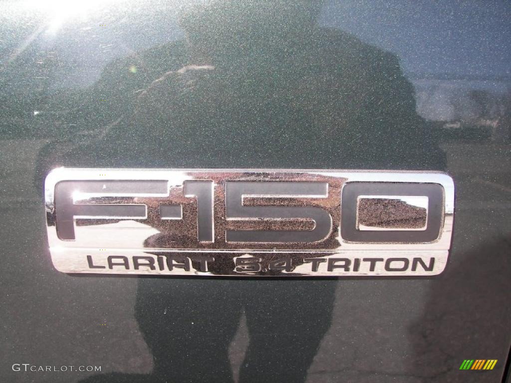 2004 F150 XLT SuperCrew 4x4 - Aspen Green Metallic / Tan photo #8