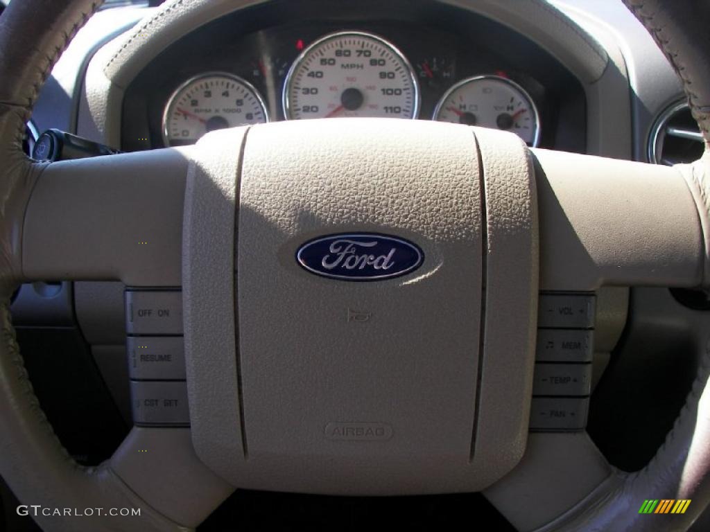 2004 F150 XLT SuperCrew 4x4 - Aspen Green Metallic / Tan photo #17