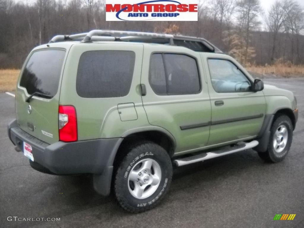 2003 Xterra XE V6 4x4 - Canteen Green Metallic / Gray photo #2