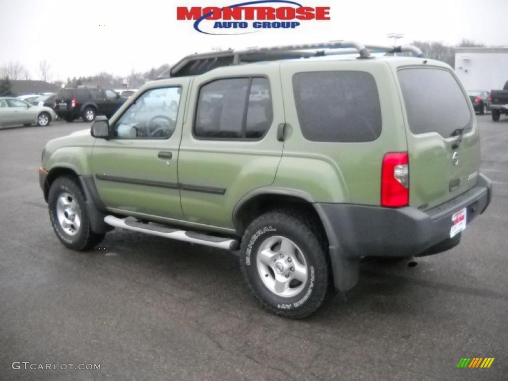2003 Xterra XE V6 4x4 - Canteen Green Metallic / Gray photo #6