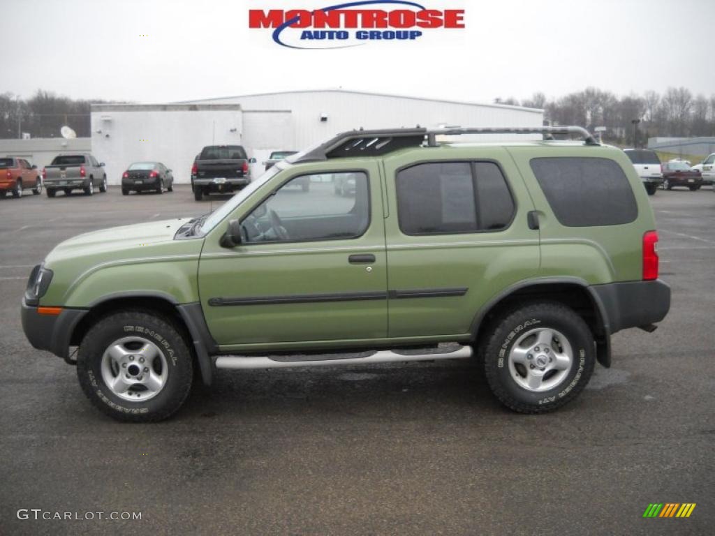2003 Xterra XE V6 4x4 - Canteen Green Metallic / Gray photo #7