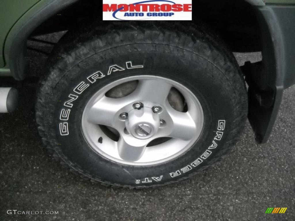 2003 Xterra XE V6 4x4 - Canteen Green Metallic / Gray photo #16