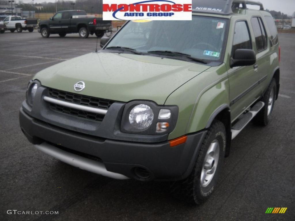 2003 Xterra XE V6 4x4 - Canteen Green Metallic / Gray photo #21