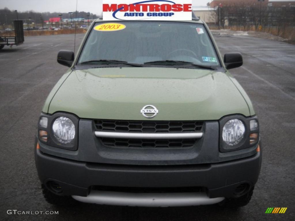 2003 Xterra XE V6 4x4 - Canteen Green Metallic / Gray photo #22