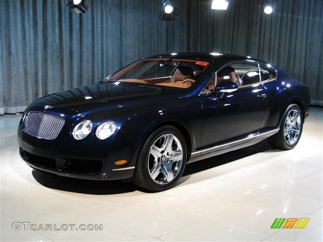 2005 Continental GT  - Dark Sapphire / Saddle photo #1