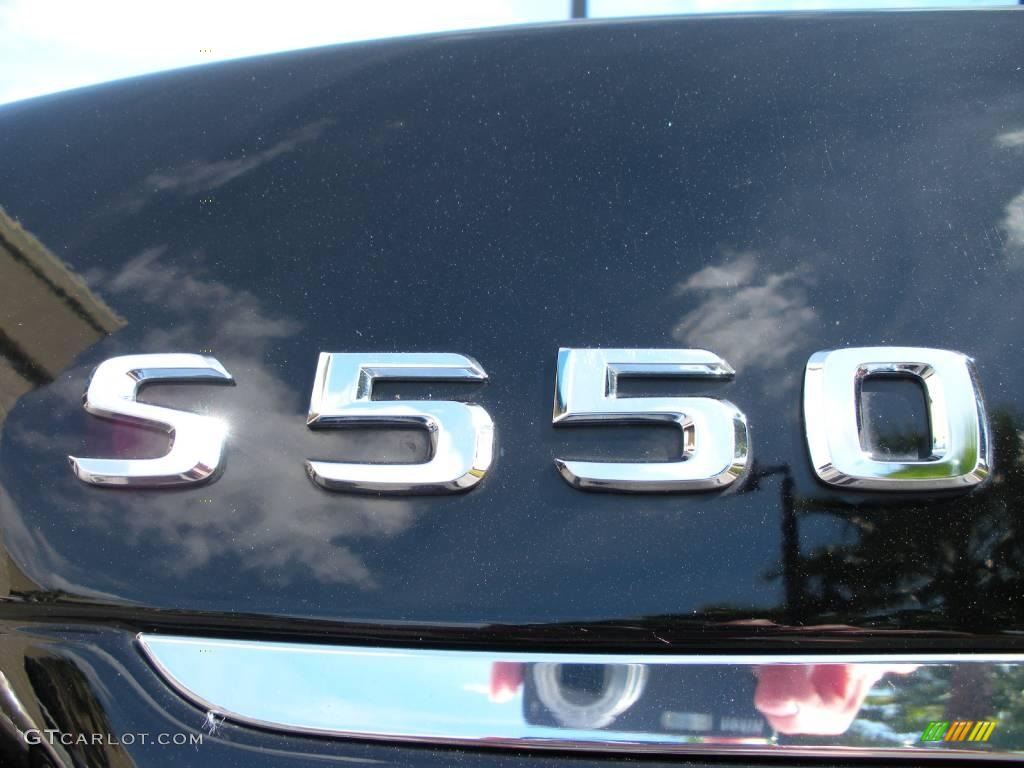 2007 S 550 Sedan - Black / Black photo #9