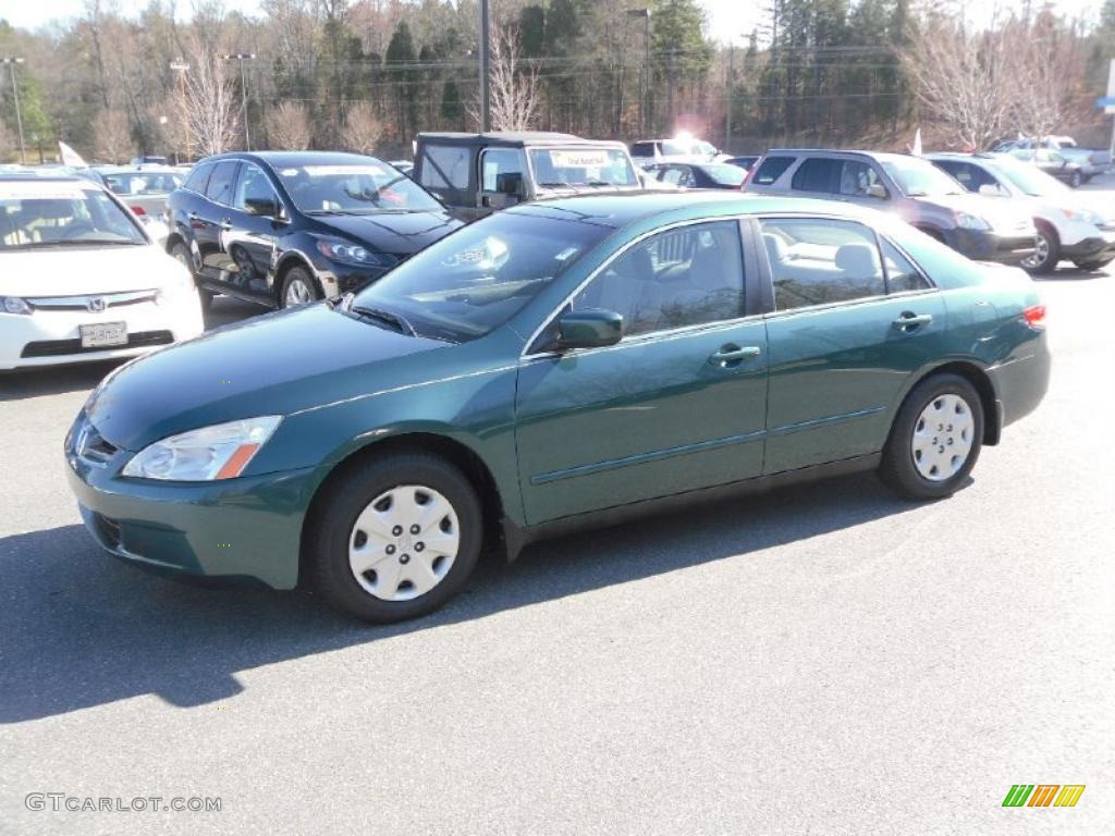 2003 Accord LX Sedan - Noble Green Pearl / Ivory photo #1