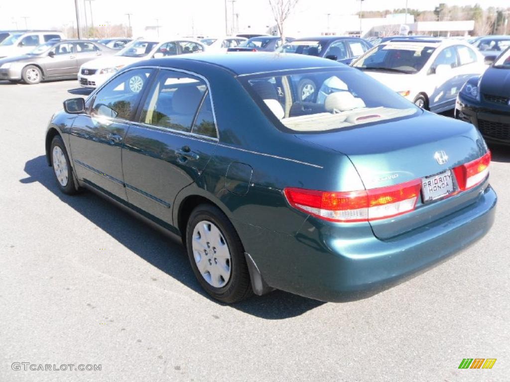 2003 Accord LX Sedan - Noble Green Pearl / Ivory photo #2