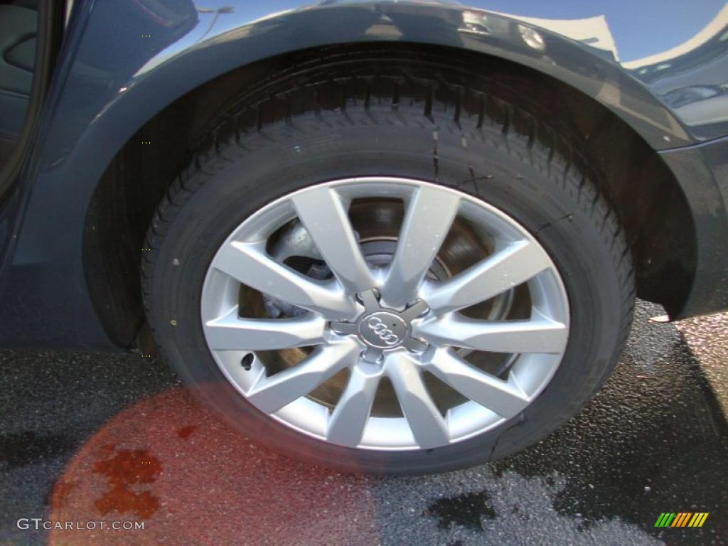 2010 A4 2.0T quattro Sedan - Meteor Gray Pearl Effect / Black photo #26