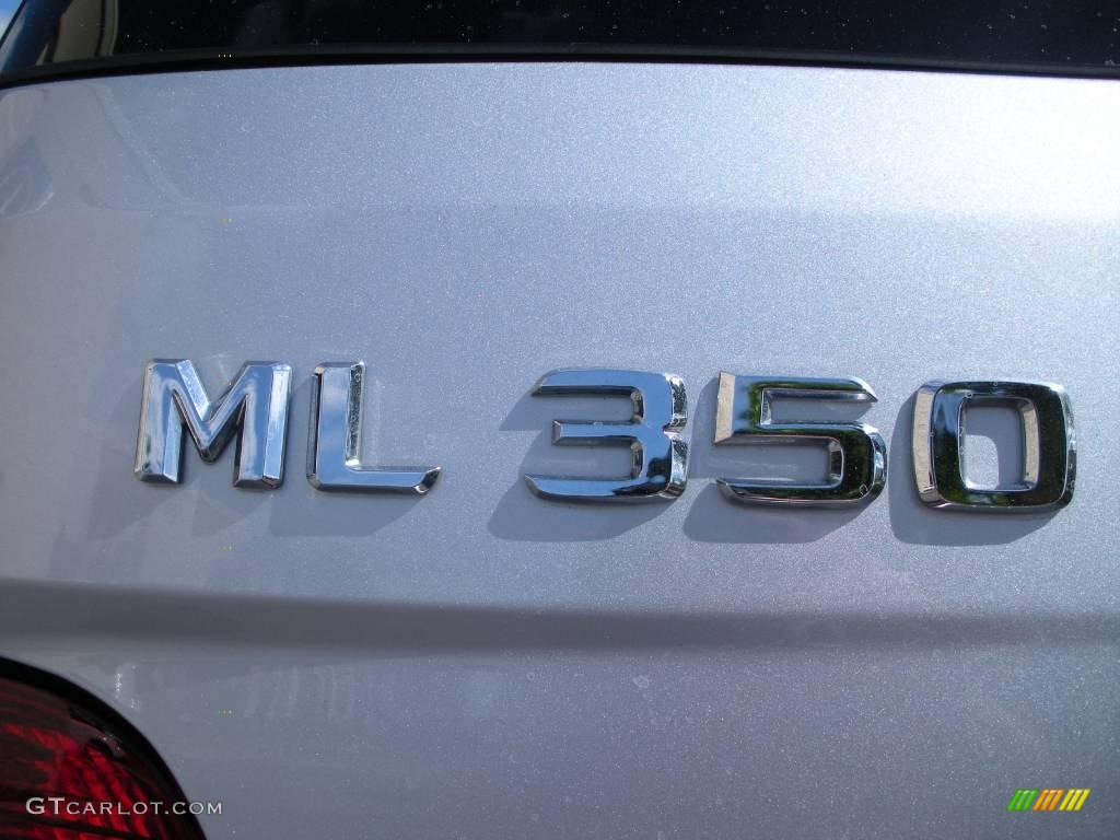 2008 ML 350 4Matic - Iridium Silver Metallic / Black photo #9