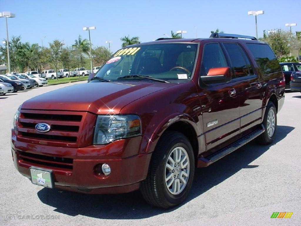 Dark Copper Metallic 2007 Ford Expedition EL Limited Exterior Photo #27133239