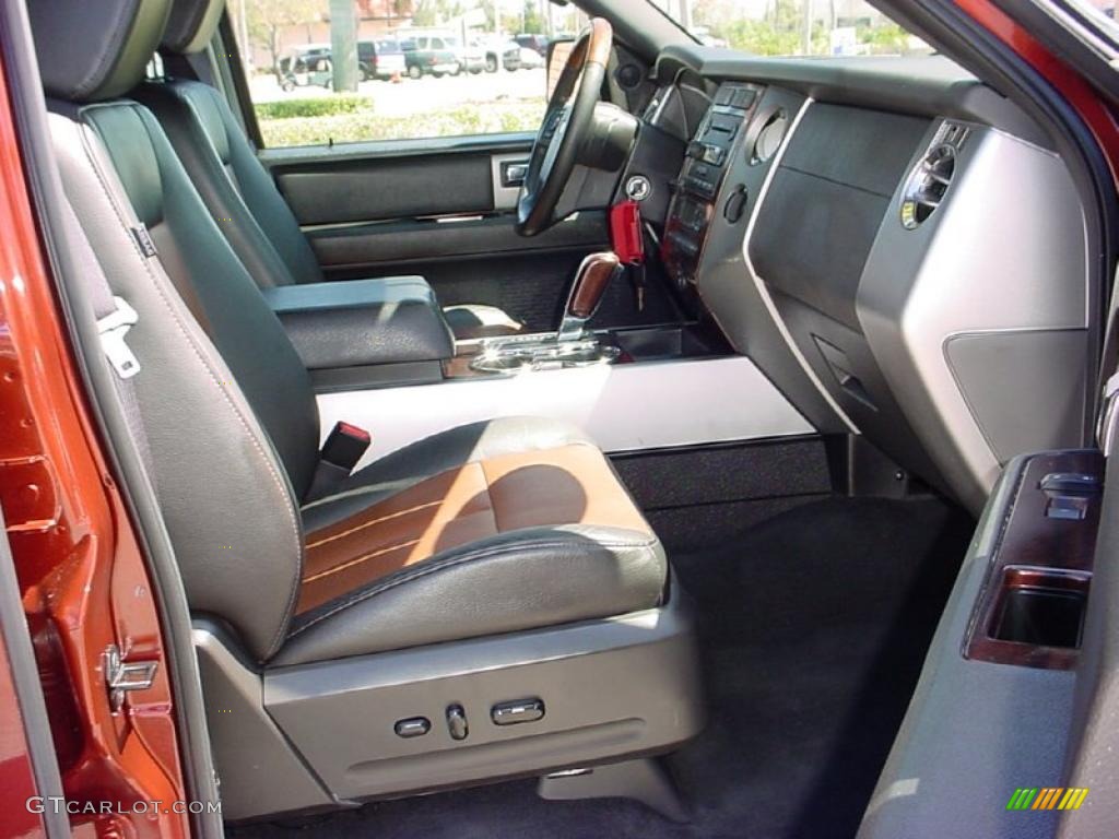 Charcoal Black/Caramel Interior 2007 Ford Expedition EL Limited Photo #27133319