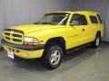 Solar Yellow - Dakota Sport Extended Cab 4x4 Photo No. 1