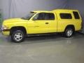 Solar Yellow - Dakota Sport Extended Cab 4x4 Photo No. 2