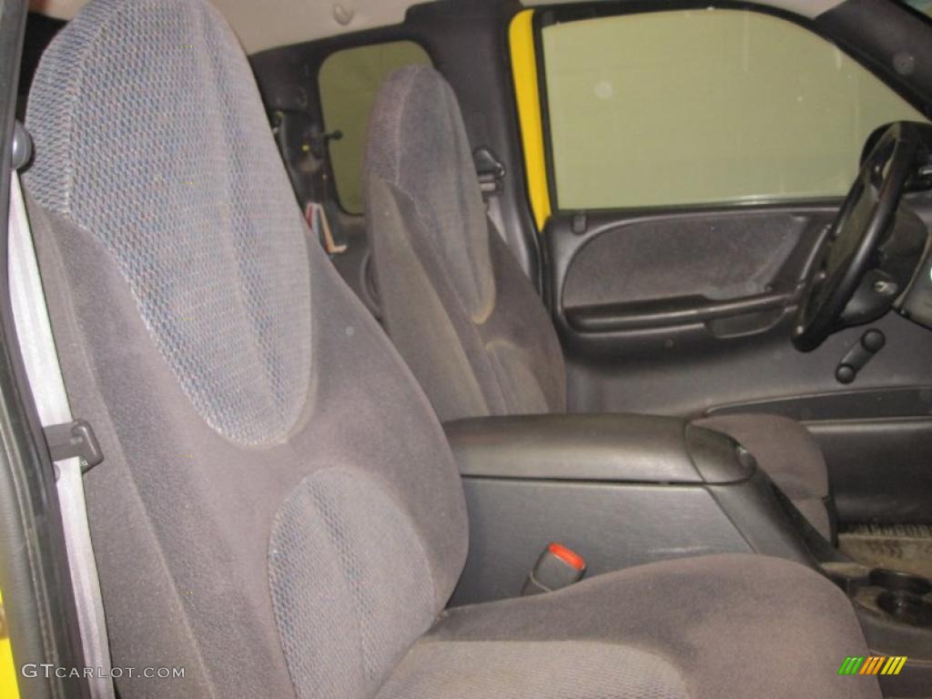 1999 Dakota Sport Extended Cab 4x4 - Solar Yellow / Agate photo #6