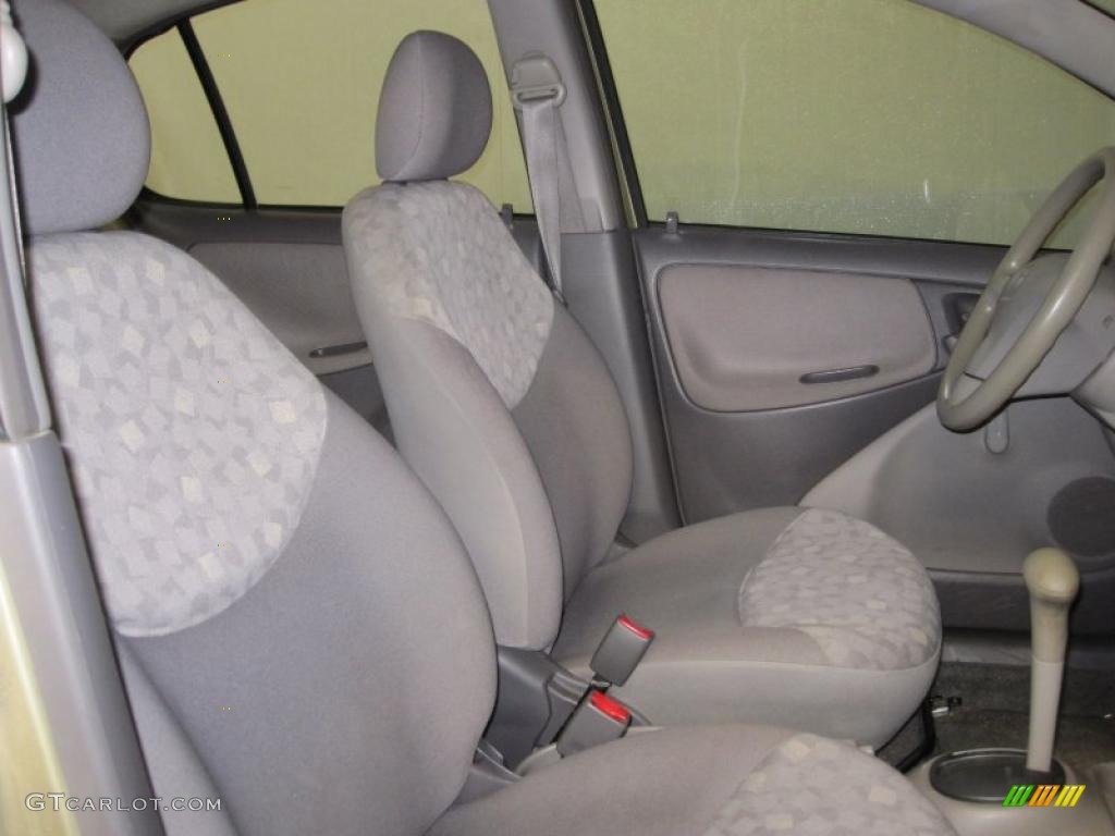 2000 ECHO Sedan - Satin Gold Metallic / Warm Gray photo #6