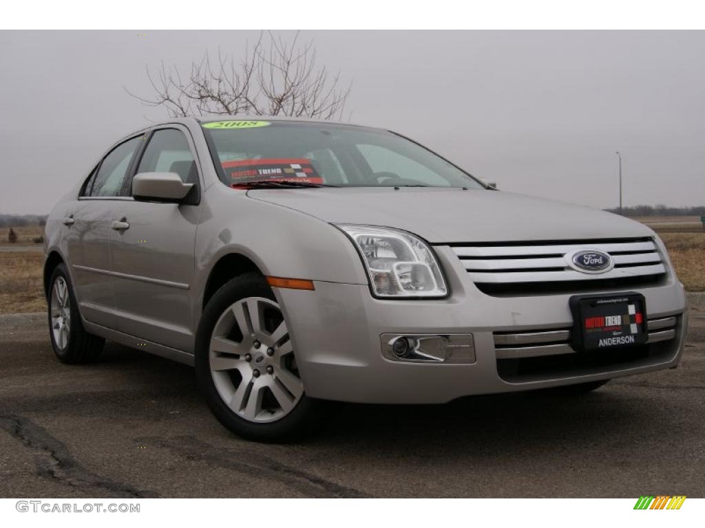 2008 Fusion SEL V6 - Silver Birch Metallic / Medium Light Stone photo #1