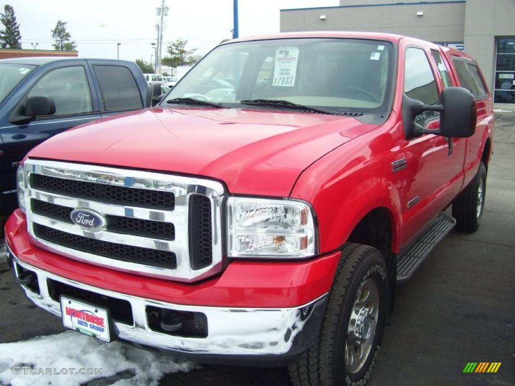 Red Ford F350 Super Duty