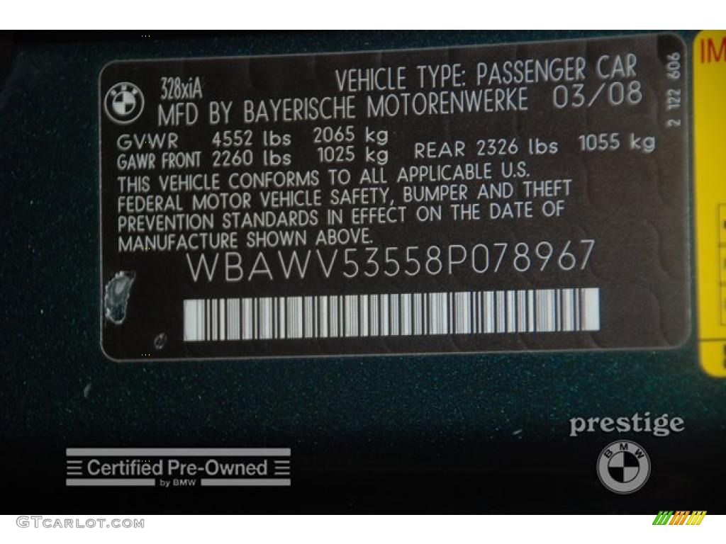 2008 3 Series 328xi Coupe - Deep Green Metallic / Beige photo #16