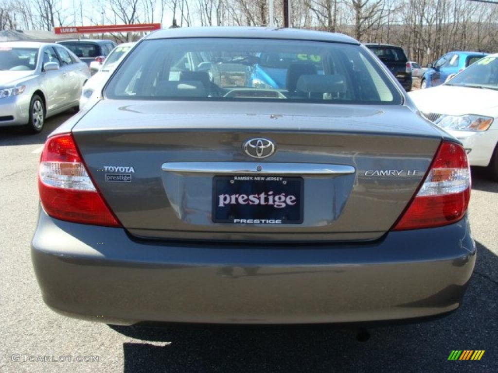 2003 Camry LE - Phantom Gray Pearl / Stone photo #5