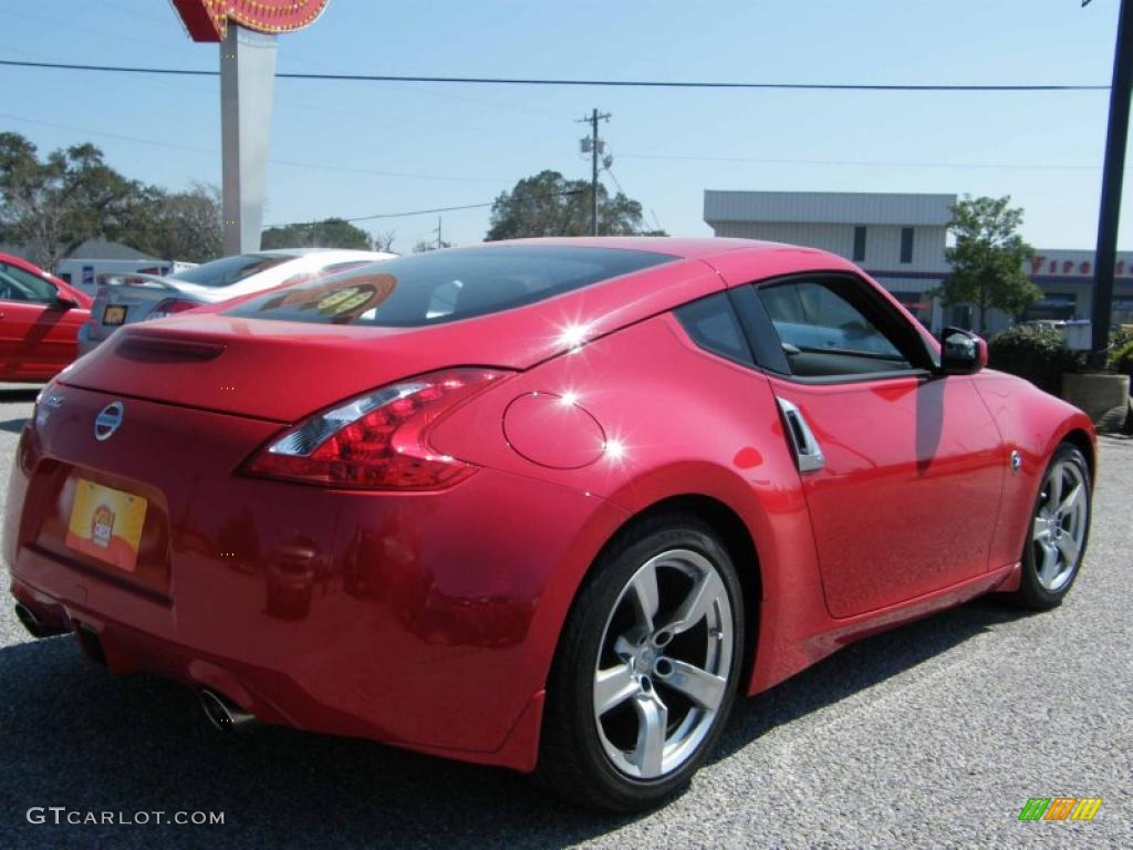 2009 370Z Coupe - Solid Red / Black Leather photo #5