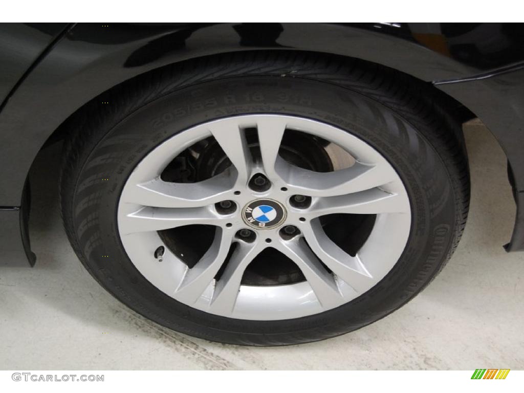 2008 3 Series 328i Sedan - Black Sapphire Metallic / Beige photo #12