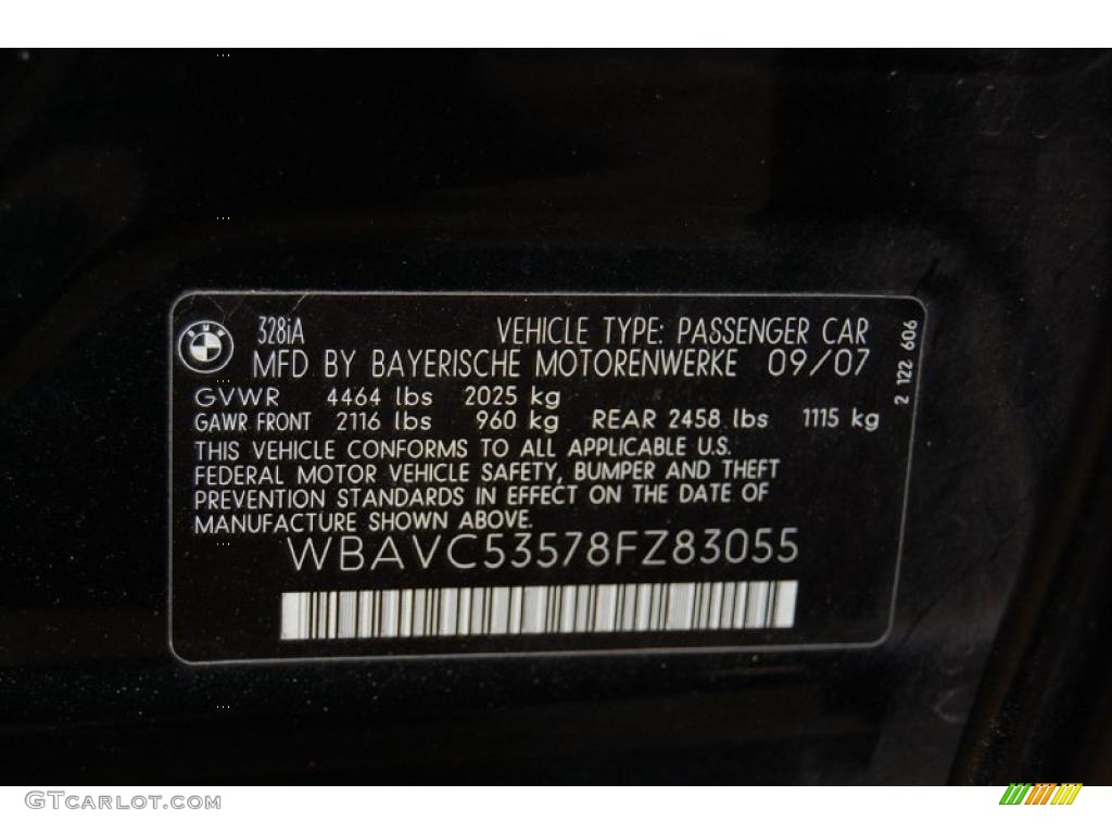 2008 3 Series 328i Sedan - Black Sapphire Metallic / Beige photo #15