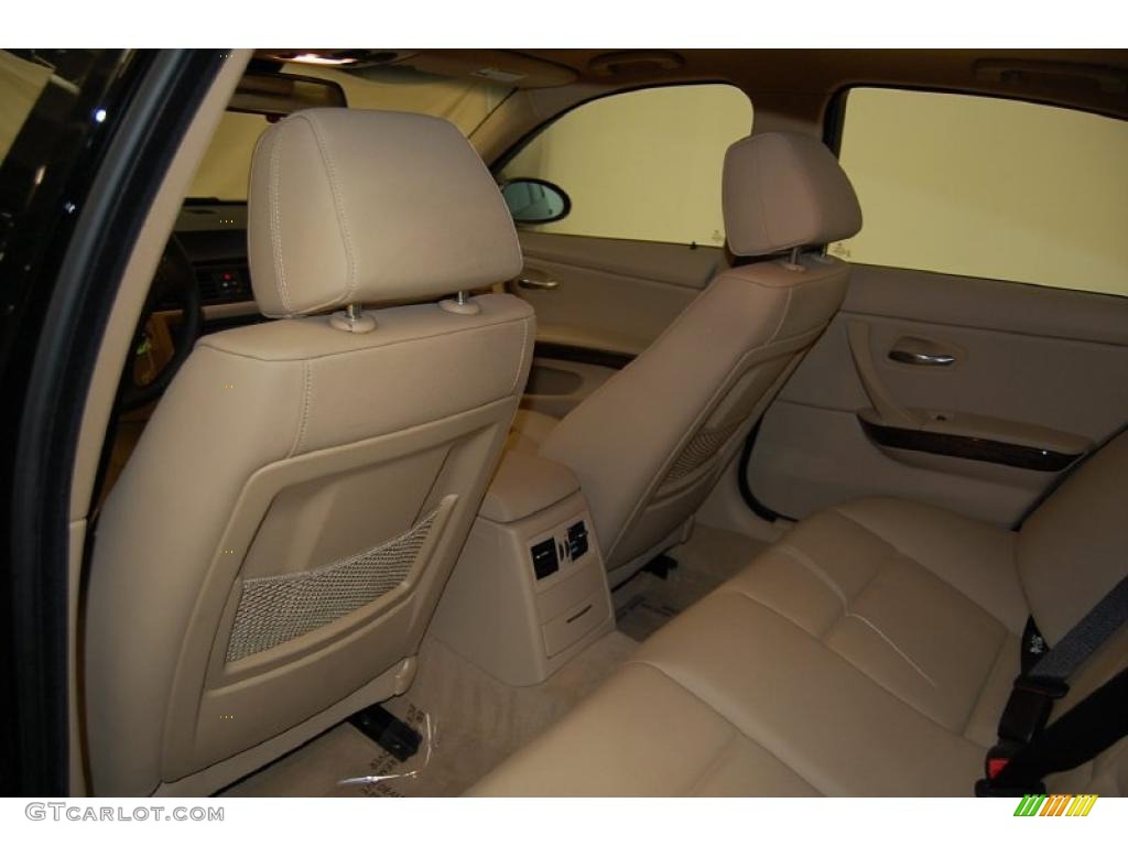 2008 3 Series 328i Sedan - Black Sapphire Metallic / Beige photo #24