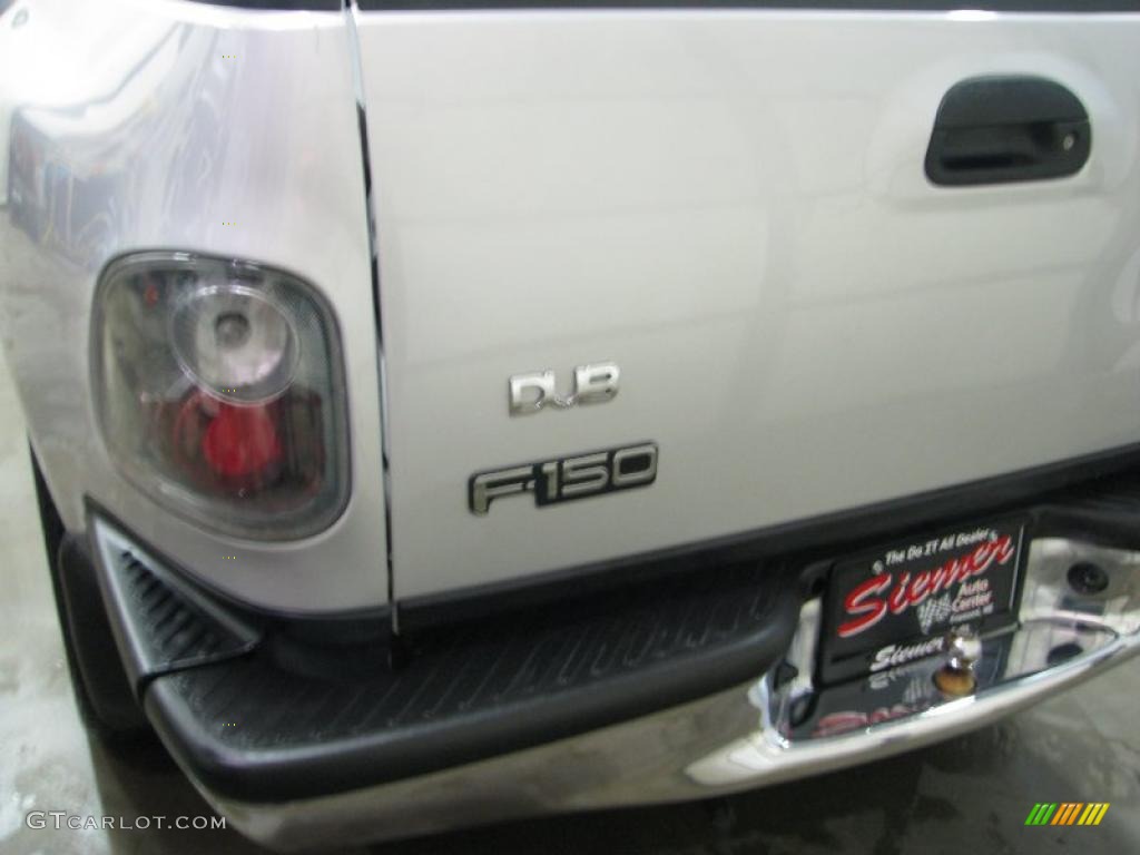 2002 F150 XLT Regular Cab - Silver Metallic / Dark Graphite photo #7