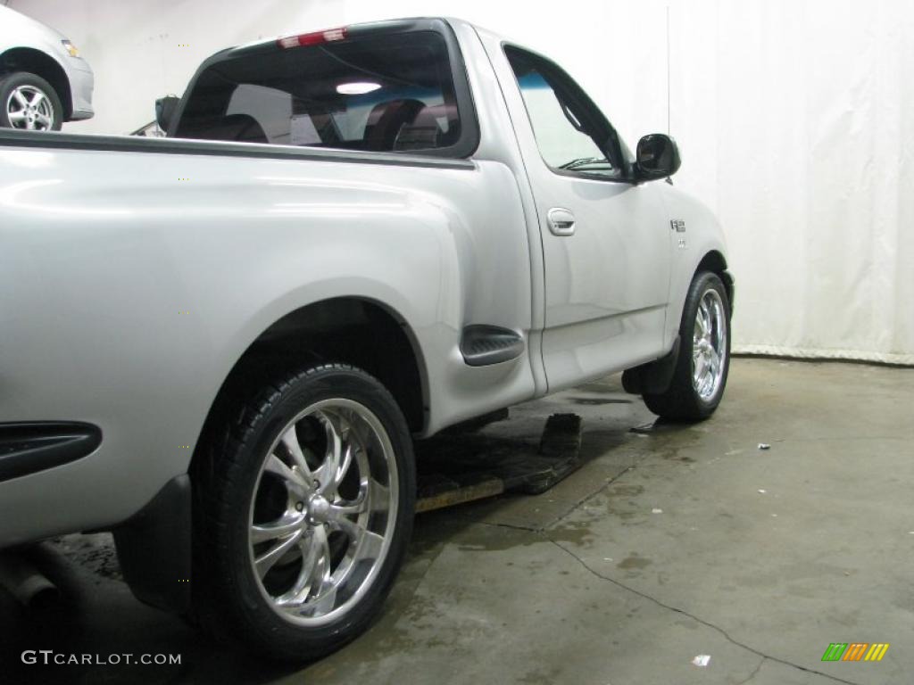 2002 F150 XLT Regular Cab - Silver Metallic / Dark Graphite photo #11