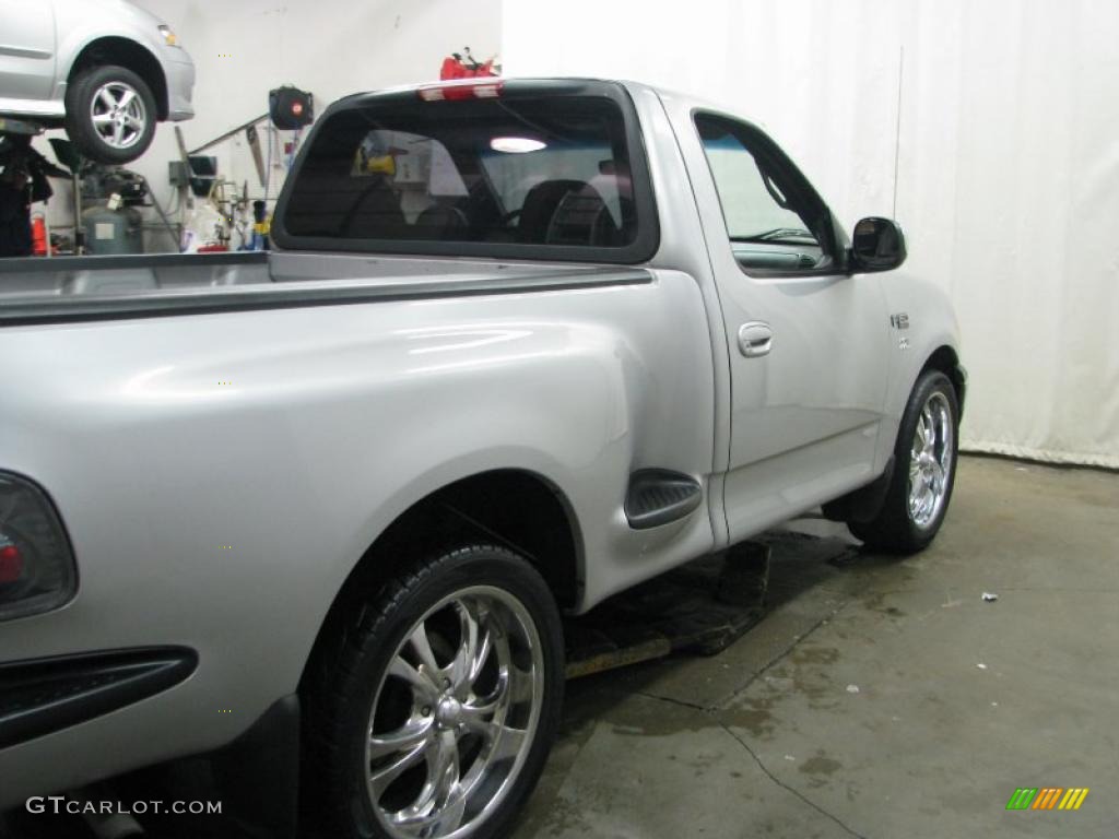 2002 F150 XLT Regular Cab - Silver Metallic / Dark Graphite photo #12