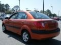 Sunset Orange - Rio LX Sedan Photo No. 3