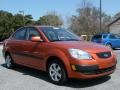 Sunset Orange - Rio LX Sedan Photo No. 7