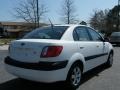 2009 Clear White Kia Rio LX Sedan  photo #5