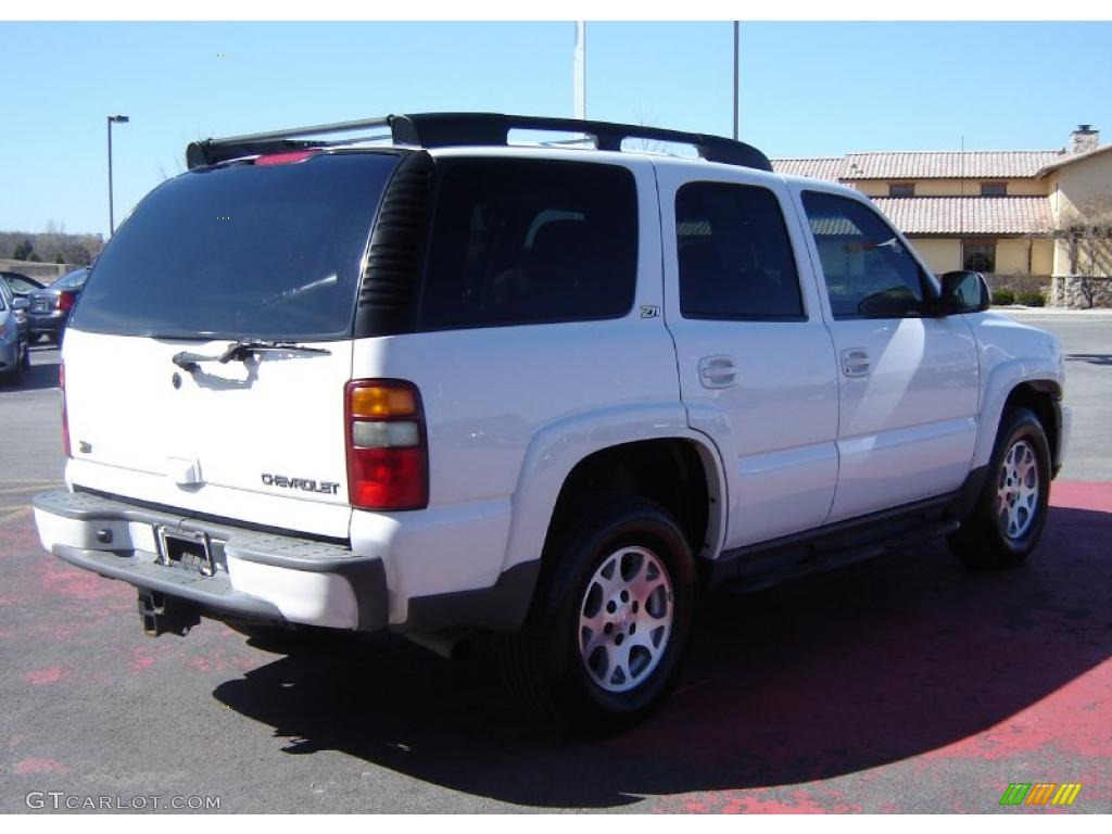 2003 Tahoe Z71 4x4 - Summit White / Tan/Neutral photo #5