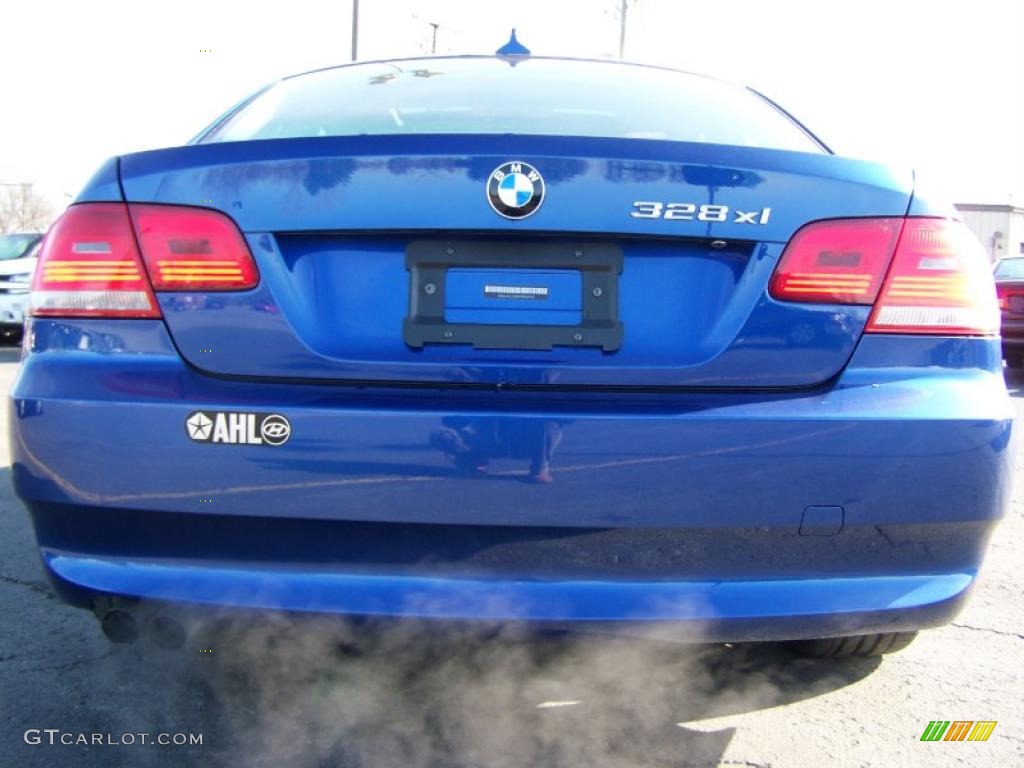 2007 3 Series 328xi Coupe - Montego Blue Metallic / Terra/Black Dakota Leather photo #8