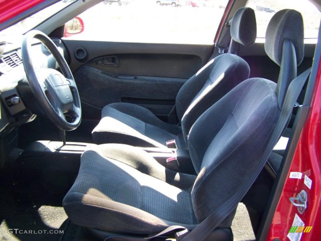 1994 Civic EX Coupe - Milano Red / Black photo #6
